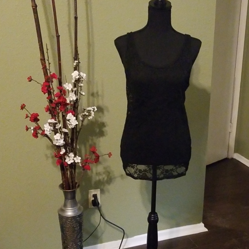 ❤Sheer lacy tank
